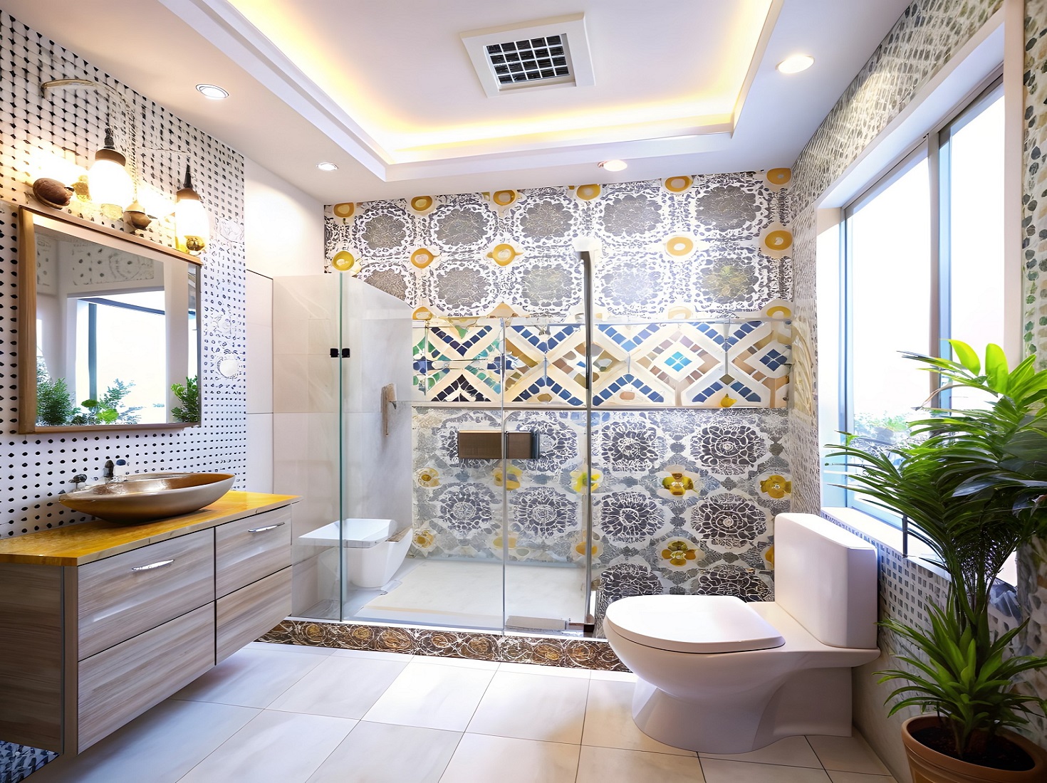 Bathroom and kitchen tiles